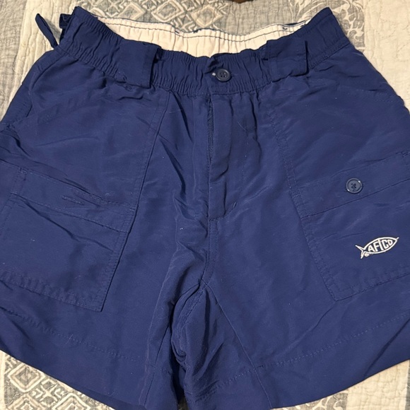 AFTCO Boys Navy Shorts - Picture 1 of 4